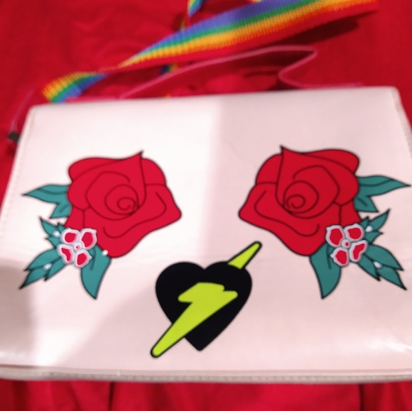 FAO Schwarz Glam Tattoo Mini Bag Excellent Condition - Picture 3 of 5